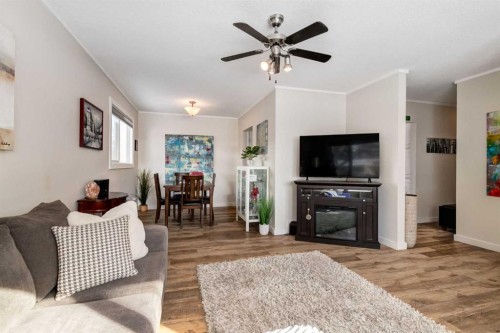 332 Avonburn Road Se, Calgary, AB - Indoor Photo Showing Living Room