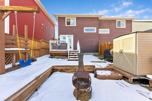 522 River Heights Crescent, Cochrane, AB - Outdoor With Deck Patio Veranda With Exterior
