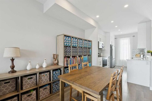 579 Evanston Link, Calgary, AB - Indoor Photo Showing Dining Room