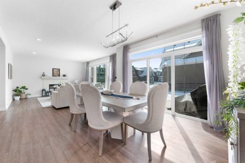 310 Mahogany Manor Se, Calgary, AB - Indoor Photo Showing Dining Room