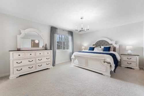 310 Mahogany Manor Se, Calgary, AB - Indoor Photo Showing Bedroom