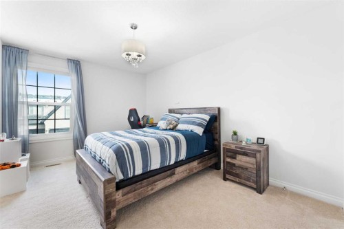 310 Mahogany Manor Se, Calgary, AB - Indoor Photo Showing Bedroom