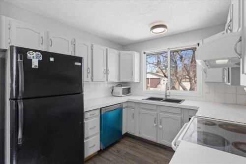 716 Whitemont Drive Ne, Calgary, AB - Indoor Photo Showing Kitchen With Double Sink