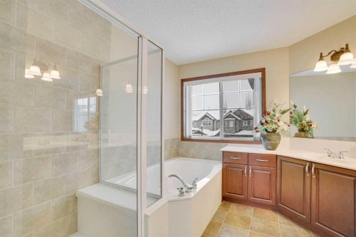 160 Tremblant Way Sw, Calgary, AB - Indoor Photo Showing Bathroom