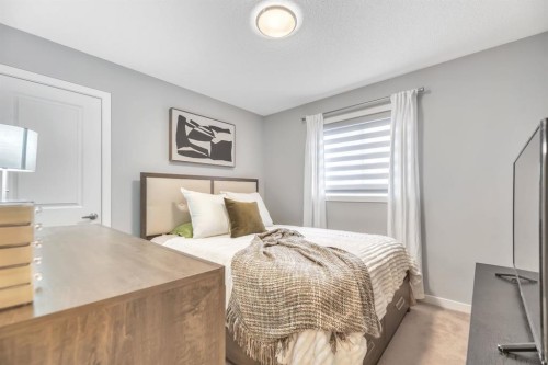 63 Walgrove Way Se, Calgary, AB - Indoor Photo Showing Bedroom