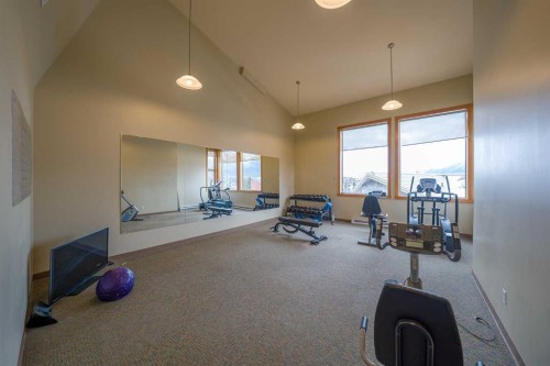 206C-1120 Railway Avenue, Canmore, AB - Indoor Photo Showing Gym Room