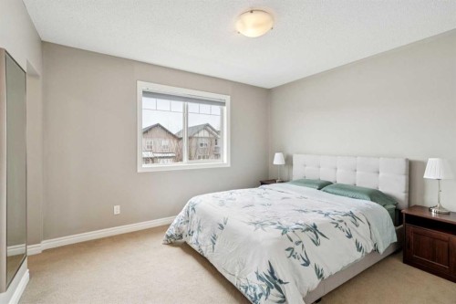 56 Silverado Plains View Sw, Calgary, AB - Indoor Photo Showing Bedroom