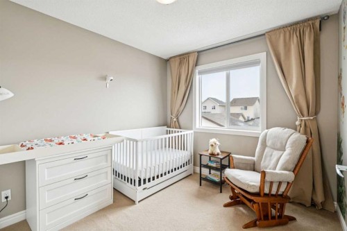 56 Silverado Plains View Sw, Calgary, AB - Indoor Photo Showing Bedroom