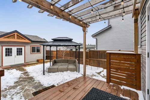 56 Silverado Plains View Sw, Calgary, AB - Outdoor With Deck Patio Veranda With Exterior