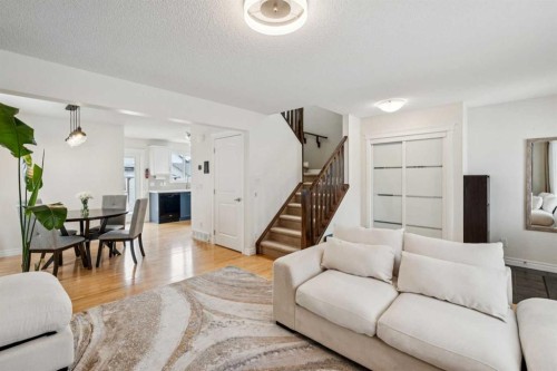 56 Silverado Plains View Sw, Calgary, AB - Indoor Photo Showing Living Room
