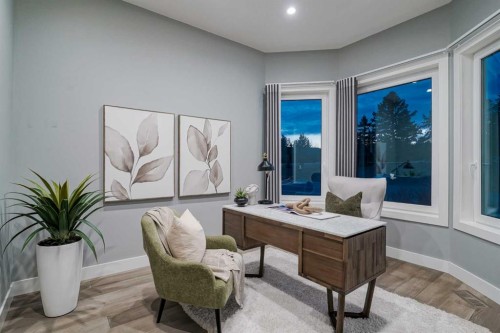 26 Patina Hill Sw, Calgary, AB - Indoor Photo Showing Office