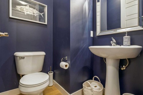 128 Sundown View, Cochrane, AB - Indoor Photo Showing Bathroom