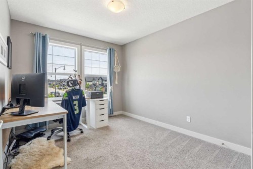 128 Sundown View, Cochrane, AB - Indoor Photo Showing Office