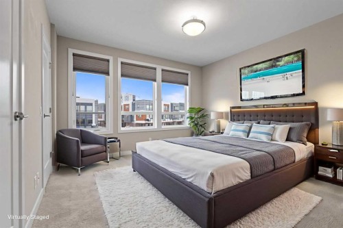 62 Norford Common Nw, Calgary, AB - Indoor Photo Showing Bedroom