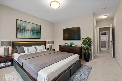 62 Norford Common Nw, Calgary, AB - Indoor Photo Showing Bedroom