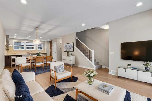 62 Norford Common Nw, Calgary, AB - Indoor Photo Showing Living Room