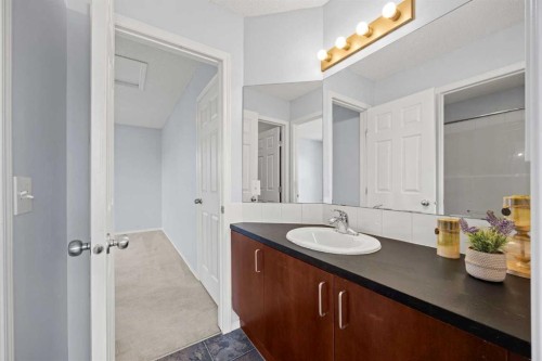 69 Everglen Way Sw, Calgary, AB - Indoor Photo Showing Bathroom