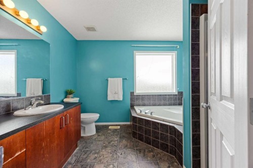 69 Everglen Way Sw, Calgary, AB - Indoor Photo Showing Bathroom