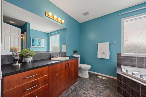 69 Everglen Way Sw, Calgary, AB - Indoor Photo Showing Bathroom