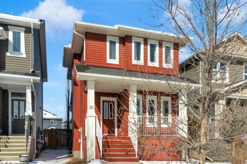 26 Willow Drive, Cochrane, AB - Outdoor With Facade