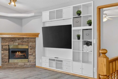 106 Cambridge Glen Drive, Strathmore, AB - Indoor Photo Showing Other Room With Fireplace
