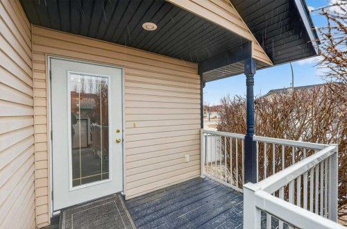 106 Cambridge Glen Drive, Strathmore, AB - Outdoor With Deck Patio Veranda With Exterior