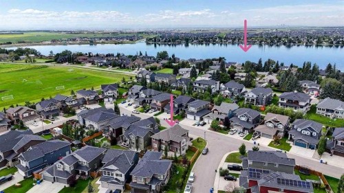 172 Kinniburgh Way, Chestermere, AB - Outdoor With Body Of Water With View