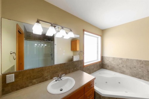 20 Hillcrest Boulevard, Strathmore, AB - Indoor Photo Showing Bathroom