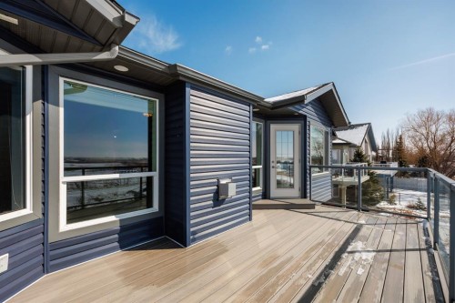 20 Hillcrest Boulevard, Strathmore, AB - Outdoor With Deck Patio Veranda With Exterior