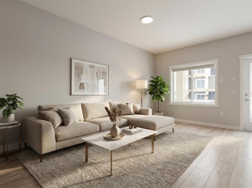 68 Cornerbrook View Ne, Calgary, AB - Indoor Photo Showing Living Room