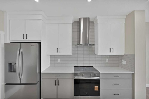 191 Homestead Common Ne, Calgary, AB - Indoor Photo Showing Kitchen