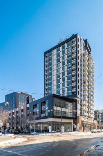 1205-550 Riverfront Avenue Se, Calgary, AB - Outdoor With Balcony With Facade