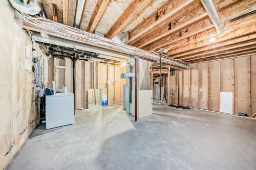 228 Woodside Crescent Nw, Airdrie, AB - Indoor Photo Showing Basement