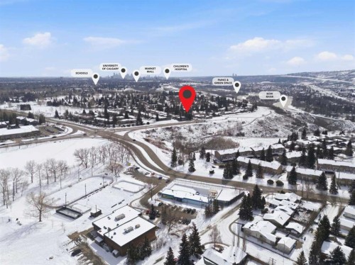 7107 54 Avenue Nw, Calgary, AB - Outdoor With View
