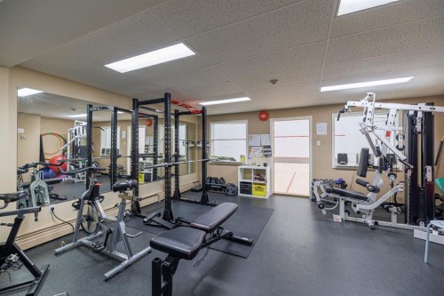 303-300 Meredith Road Ne, Calgary, AB - Indoor Photo Showing Gym Room