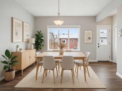 89 Walgrove Rise Se, Calgary, AB - Indoor Photo Showing Dining Room