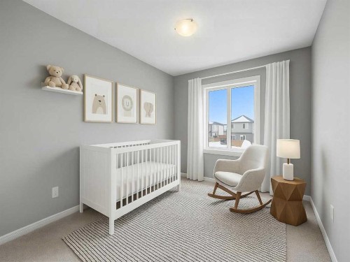 89 Walgrove Rise Se, Calgary, AB - Indoor Photo Showing Bedroom