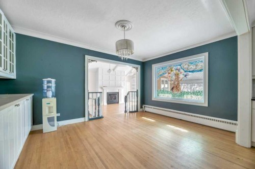 229 5 Avenue, Strathmore, AB - Indoor With Fireplace