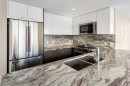 2103-510 6 Avenue Se, Calgary, AB  - Indoor Photo Showing Kitchen With Double Sink 