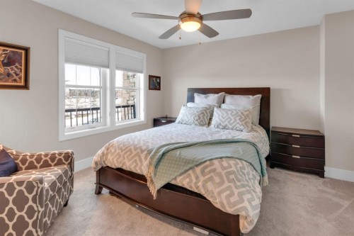 376 Quarry Park Boulevard Se, Calgary, AB - Indoor Photo Showing Bedroom