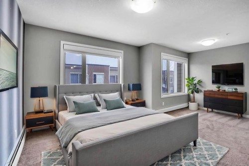 228-10 Westpark Link Sw, Calgary, AB - Indoor Photo Showing Bedroom