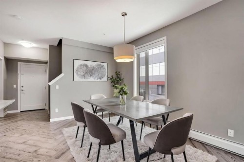 228-10 Westpark Link Sw, Calgary, AB - Indoor Photo Showing Dining Room