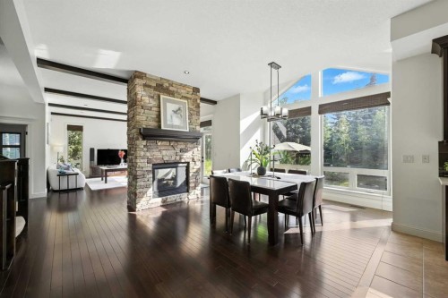 62 Posthill Drive Sw, Calgary, AB - Indoor With Fireplace