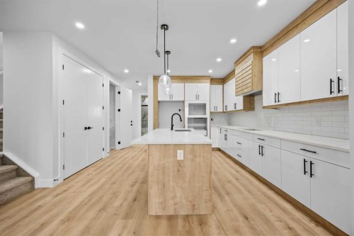 196 Saddlelake Manor Ne, Calgary, AB - Indoor Photo Showing Kitchen With Upgraded Kitchen
