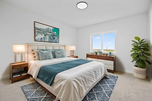 196 Saddlelake Manor Ne, Calgary, AB - Indoor Photo Showing Bedroom