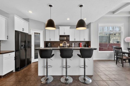 201 Autumn Circle Se, Calgary, AB - Indoor Photo Showing Kitchen With Upgraded Kitchen