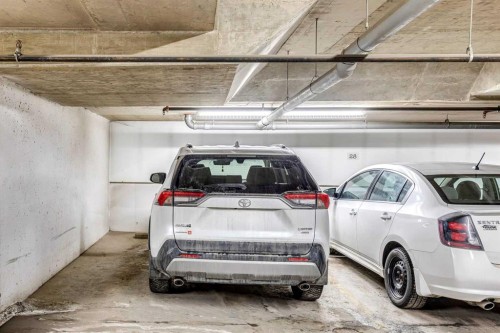 103-3101 34 Avenue Nw, Calgary, AB - Indoor Photo Showing Garage