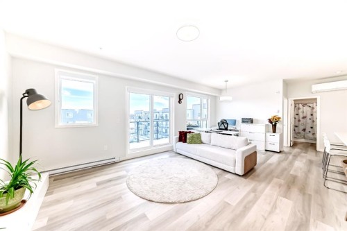 1402-33 Carringham Gate Nw, Calgary, AB - Indoor Photo Showing Living Room