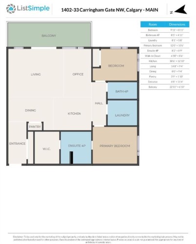 1402-33 Carringham Gate Nw, Calgary, AB - Other