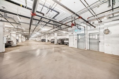 1402-33 Carringham Gate Nw, Calgary, AB - Indoor Photo Showing Garage